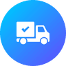 Free pick-up and delivery icon