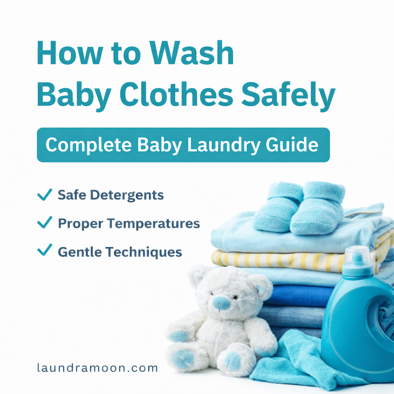 When it comes to your baby, even the smallest details matter—especially laundry. Baby clothes come in direct contact with delicate skin, making it essential to wash them safely, gently, and correctly.  In this guide, we’ll cover everything you need to know about washing baby clothes safely, from detergents to temperatures and best practices.